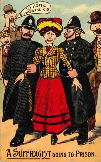 A Suffragist Going to Prison